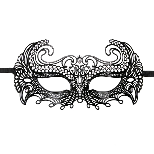 Easytoys Metalen Venetiaans Masker – Zwart
