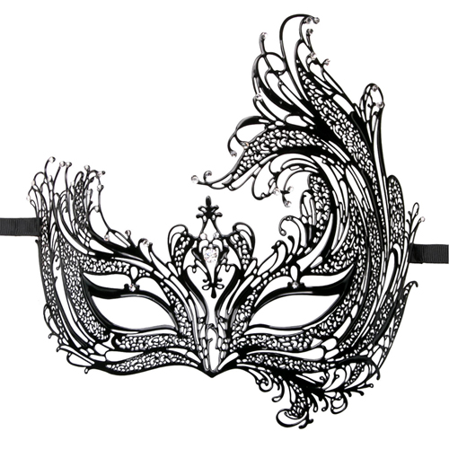 Easytoys Open Venetiaans Masker – Zwart