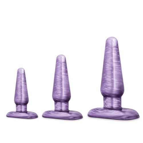 B Yours – Anaal Plug Set – Purple Swirl